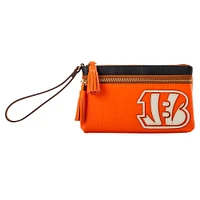 Dooney & Bourke Cincinnati Bengals Infield Double-Zip Wristlet