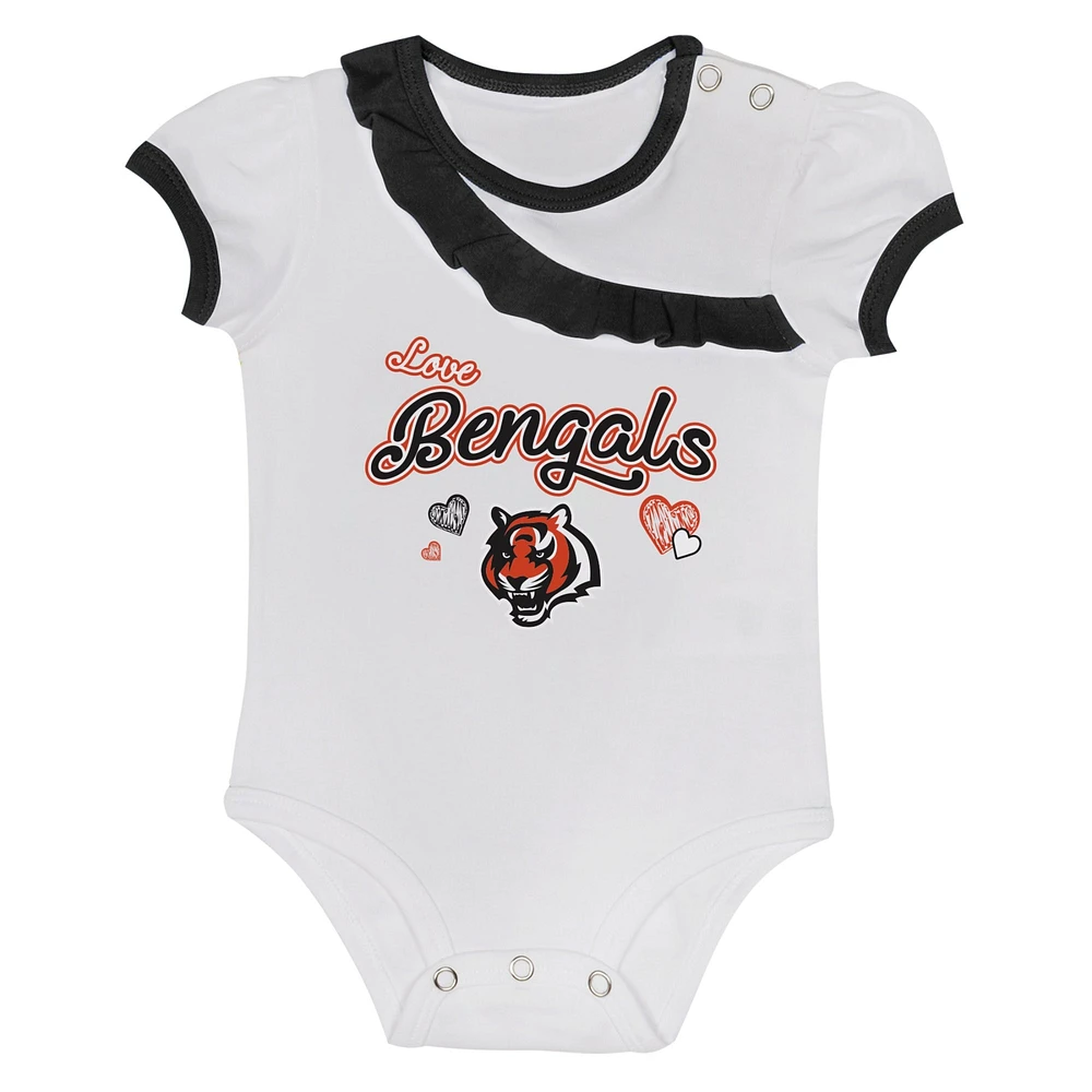 Ensemble body et jupe pour bébé Cincinnati Bengals Love My Team
