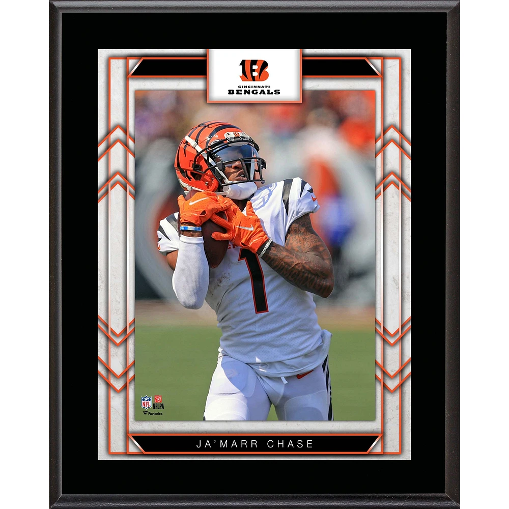 Ja'Marr Chase Cincinnati Bengals 10.5" x 13" Sublimated Player Plaque