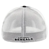 Casquette Thrash Trophy Flex noire/blanche '47 des Bengals de Cincinnati pour homme