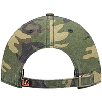 Men's '47 Camo Cincinnati Bengals Woodland Clean Up Adjustable Hat
