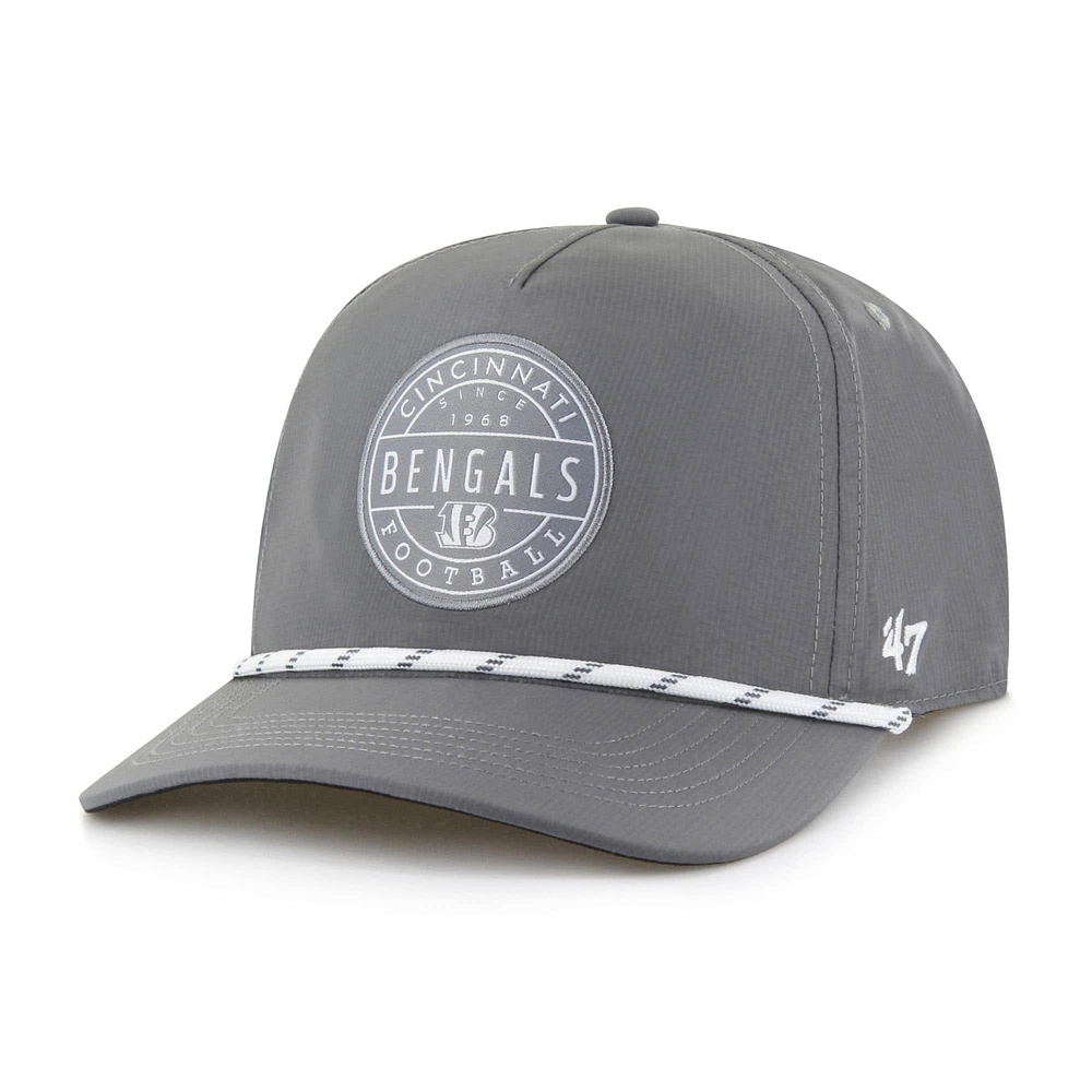 Men's '47 Gray Cincinnati Bengals Suburbia Hitch Adjustable Hat