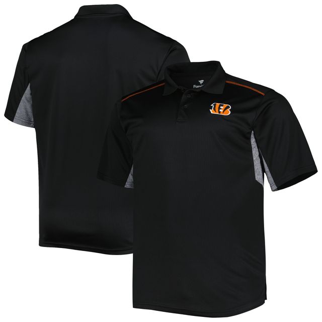 Polo Big & Tall Team Color des Bengals de Cincinnati noir pour homme
