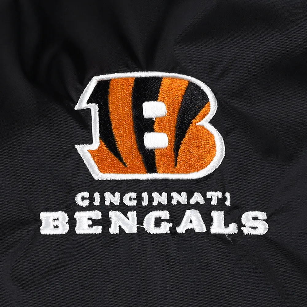Men's Dunbrooke Black Cincinnati Bengals Big & Tall Legacy Stadium Full-Zip Jacket