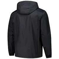 Men's Dunbrooke Black Cincinnati Bengals Tropic Waterproof Packable Full-Zip Hoodie Jacket