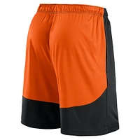 Men's Fanatics Black/Orange Cincinnati Bengals Launch Shorts