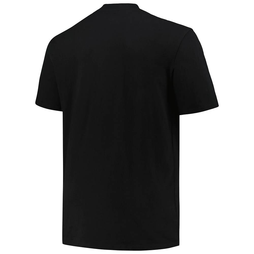 Men's Fanatics Black Cincinnati Bengals Big & Tall Pop T-Shirt