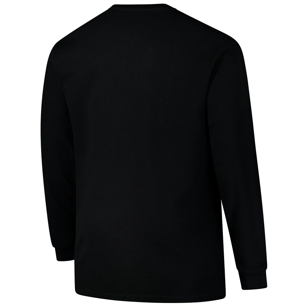 Men's Fanatics Black Cincinnati Bengals Big & Tall Thermal Long Sleeve T-Shirt