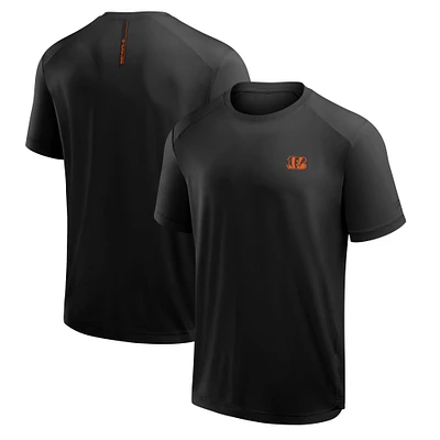 T-shirt noir Fanatics pour homme avec logo Cincinnati Bengals Front Office Move Mono