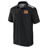 Men's Fanatics Black Cincinnati Bengals Long Shot Polo