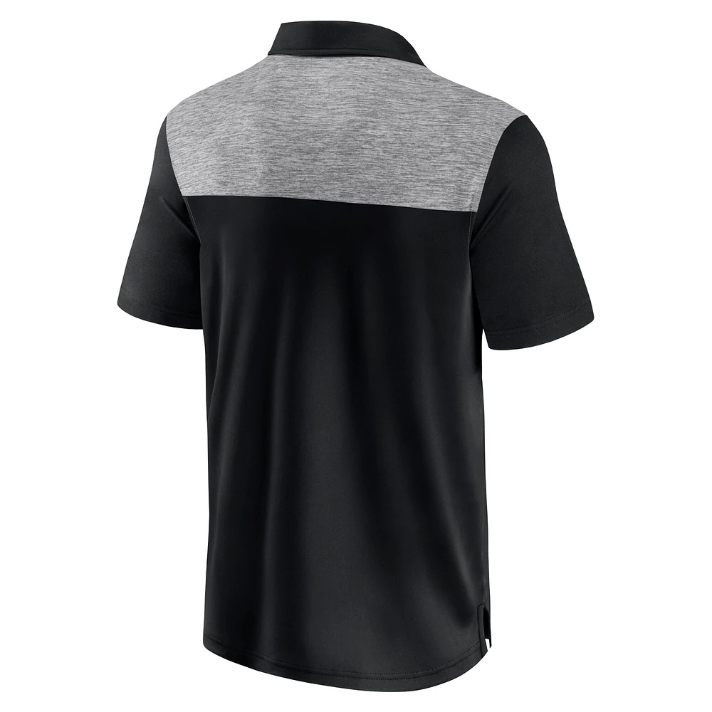 Men's Fanatics Black Cincinnati Bengals Long Shot Polo