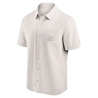 Men's Fanatics Cream Cincinnati Bengals Front Office Button-Up Shirt