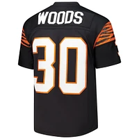 Men's Mitchell & Ness Ickey Woods Black Cincinnati Bengals 1988 Legacy Replica Jersey