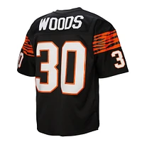 Men's Mitchell & Ness Ickey Woods Black Cincinnati Bengals 1988 Legacy Replica Jersey