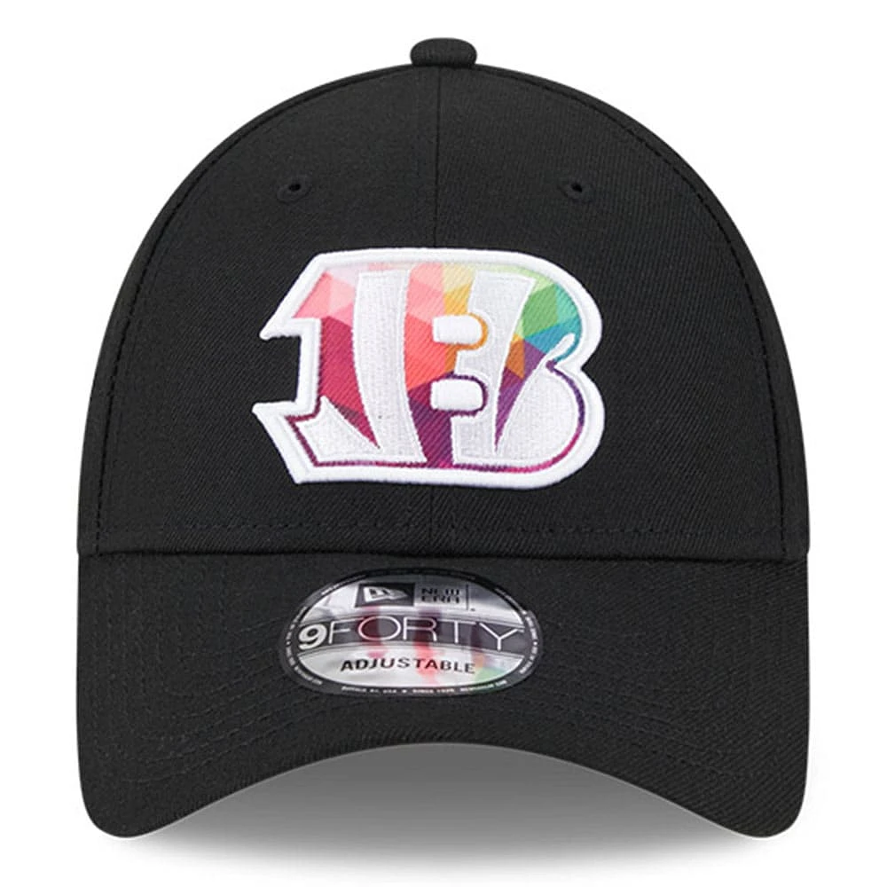 Men's New Era  Black Cincinnati Bengals 2023 NFL Crucial Catch 9FORTY Adjustable Hat