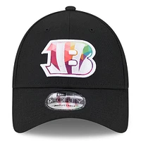 Men's New Era  Black Cincinnati Bengals 2023 NFL Crucial Catch 9FORTY Adjustable Hat