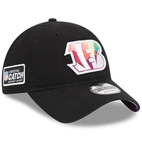 Men's New Era  Black Cincinnati Bengals 2023 NFL Crucial Catch 9TWENTY Adjustable Hat