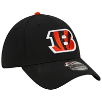 Casquette flexible 39THIRTY classique noire des Bengals de Cincinnati New Era pour hommes