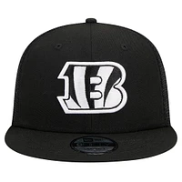 Men's New Era Black Cincinnati Bengals Evergreen 9FIFTY Snapback Hat