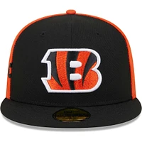 Men's New Era Black Cincinnati Bengals Gameday 59FIFTY Fitted Hat