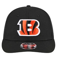 Men's New Era  Black Cincinnati Bengals Low Profile 9FIFTY Snapback Hat