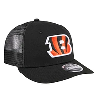 Men's New Era  Black Cincinnati Bengals Low Profile 9FIFTY Snapback Hat