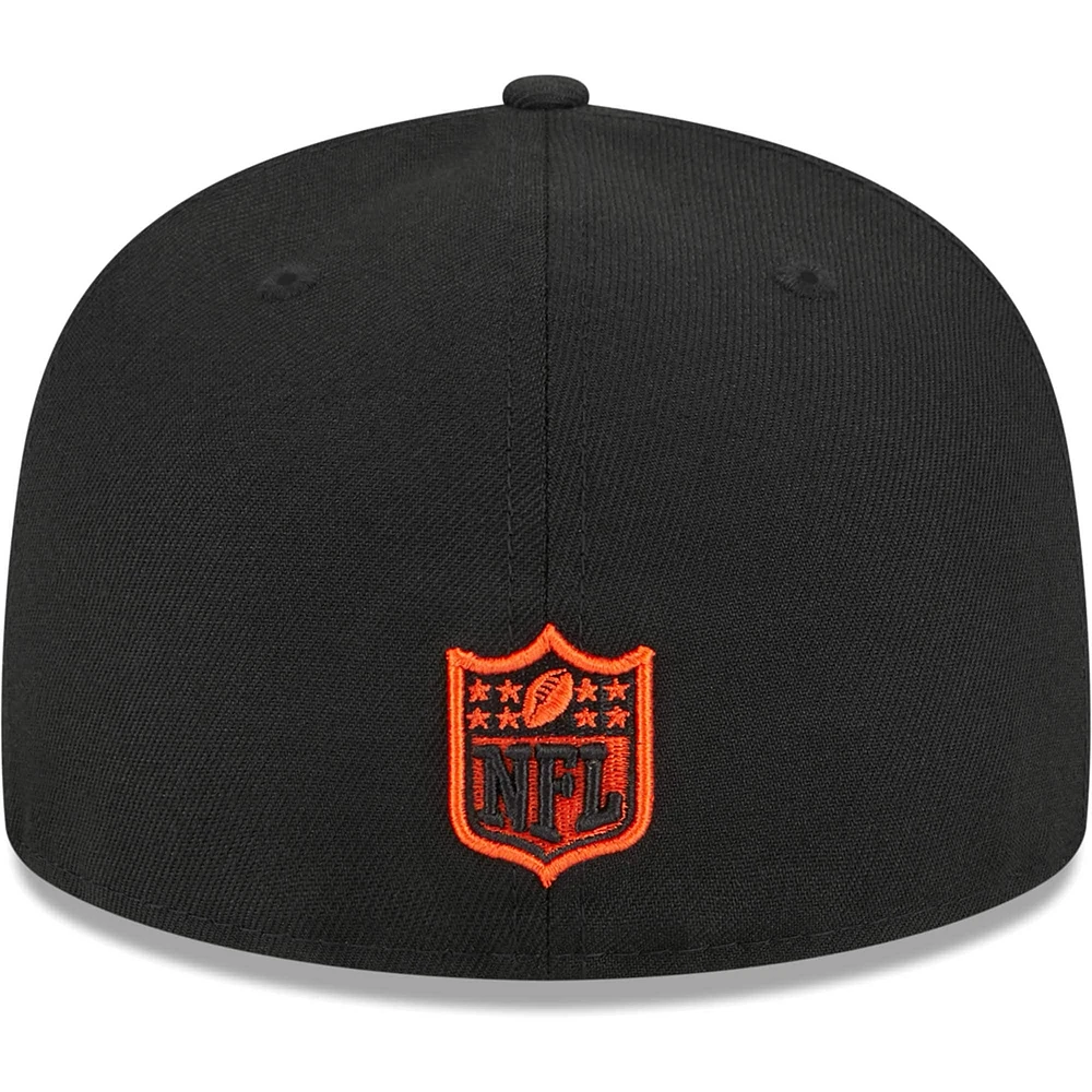 Men's New Era Black Cincinnati Bengals  Main 59FIFTY Fitted Hat