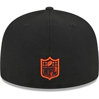 Men's New Era Black Cincinnati Bengals  Main 59FIFTY Fitted Hat