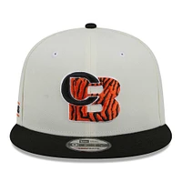 Men's New Era Cream/Black Cincinnati Bengals City Originals 9FIFTY Snapback Hat