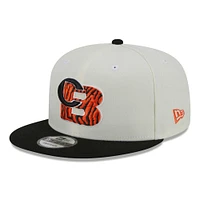 Men's New Era Cream/Black Cincinnati Bengals City Originals 9FIFTY Snapback Hat