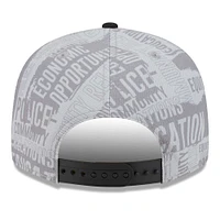 Men's New Era Gray/Black Cincinnati Bengals Inspire Change 9FIFTY Snapback Hat