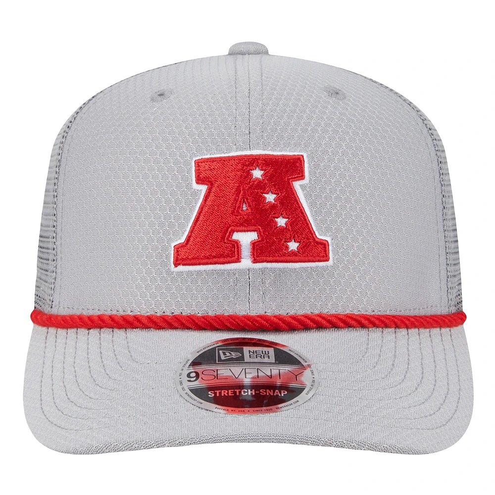 Men's New Era  Gray Cincinnati Bengals 2025 Pro Bowl 9SEVENTY Stretch-Snap Hat