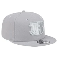 Men's New Era Gray Cincinnati Bengals Color Pack 9FIFTY Snapback Hat