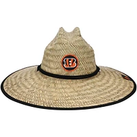 Casquette de sauveteur en paille officielle New Era Natural Cincinnati Bengals NFL Entraînement Camp pour homme