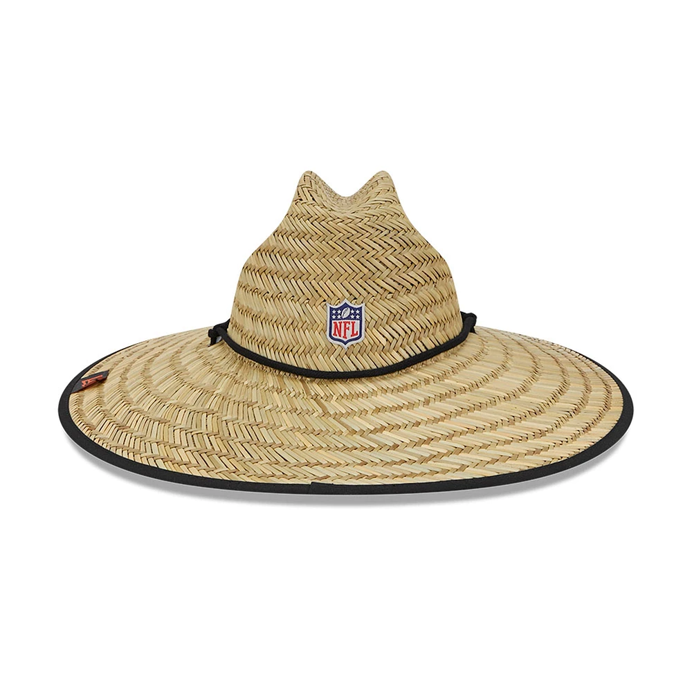 Casquette de sauveteur en paille officielle New Era Natural Cincinnati Bengals NFL Entraînement Camp pour homme