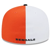 Men's New Era Orange/Black Cincinnati Bengals 2023 Sideline 59FIFTY Fitted Hat