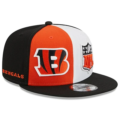 Men's New Era Orange/Black Cincinnati Bengals 2023 Sideline 9FIFTY Snapback Hat