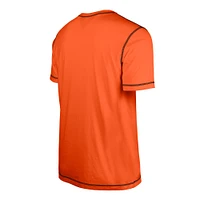 Men's New Era  Orange Cincinnati Bengals Third Down Puff Print T-Shirt