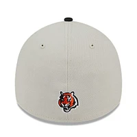 Men's New Era Stone/Black Cincinnati Bengals 2023 NFL Draft 39THIRTY Flex Hat