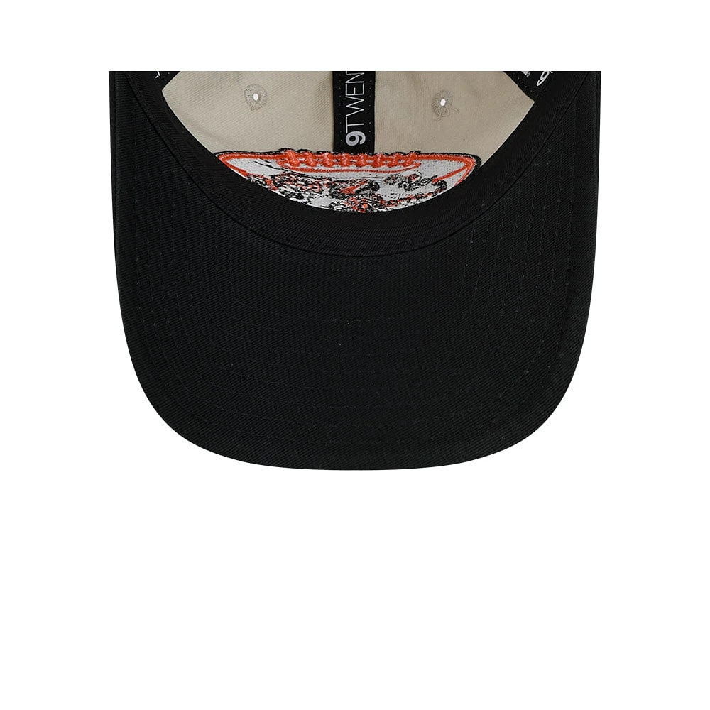 Men's New Era Stone/Black Cincinnati Bengals 2024 Sideline Historic 9TWENTY Adjustable Hat
