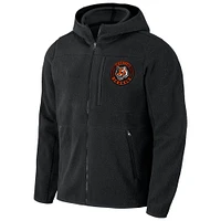 Men's NFL x Darius Rucker Collection by Fanatics  Black Cincinnati Bengals Sherpa Full-Zip Hoodie