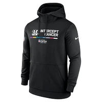 Men's Nike Black Cincinnati Bengals 2022 NFL Crucial Catch - Therma Performance Pullover Hoodie