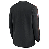 Men's Nike Black Cincinnati Bengals 2024 Sideline Coaches Long Sleeve Top