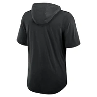 Men's Nike Black Cincinnati Bengals Lockup Tri-Blend Hoodie T-Shirt
