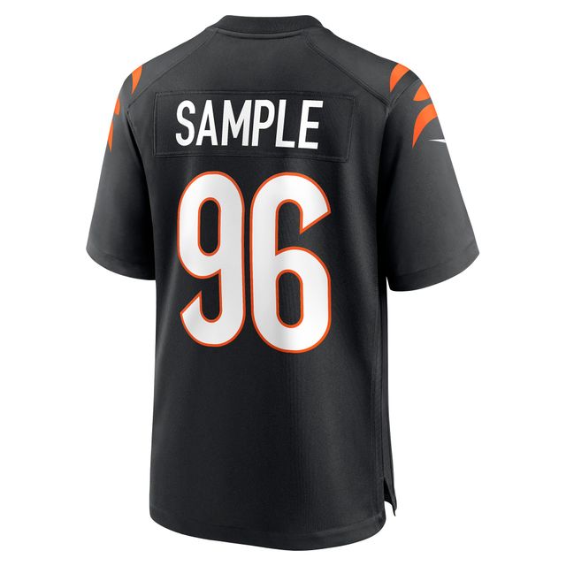 Maillot de match Nike Cam Sample noir pour hommes des Bengals Cincinnati