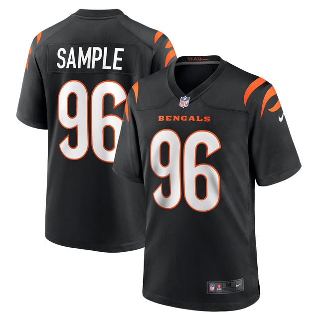 Maillot de match Nike Cam Sample noir pour hommes des Bengals Cincinnati