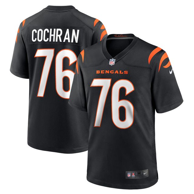 Maillot Nike Devin Cochran pour homme, noir, joueur de match des Bengals Cincinnati