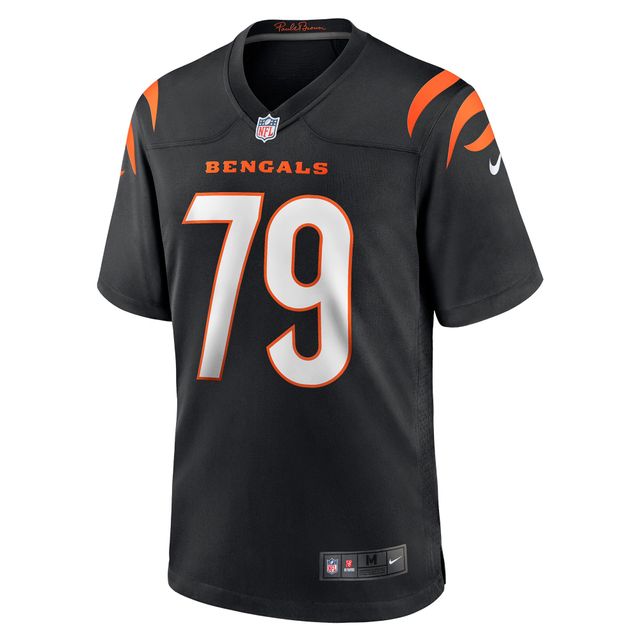 Maillot de match Nike Jackson Carman pour hommes, noir, Cincinnati Bengals