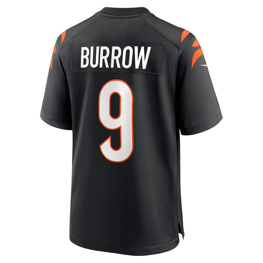 Men's Nike Joe Burrow Black Cincinnati Bengals Player Game Jersey
