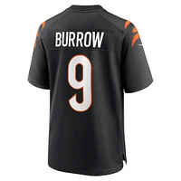 Men's Nike Joe Burrow Black Cincinnati Bengals Player Game Jersey